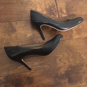 Leather High Heel Pumps